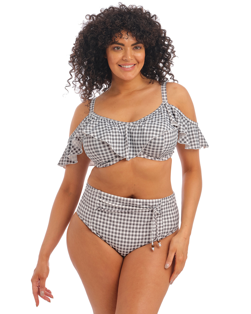 Elomi Checkmat Uw Bikini Top Grey Marl