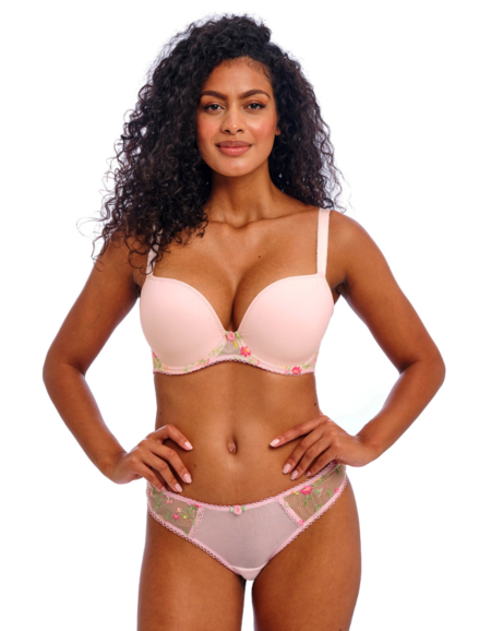 Бюстгальтер Freya Love Crush Moulded Plunge T-shirt Bra (Pink Champagne)