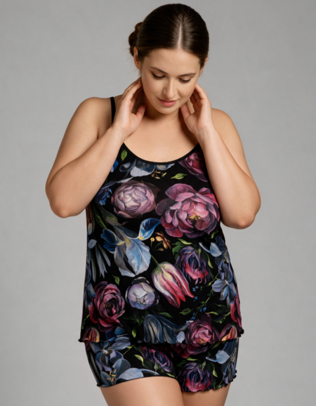 Майка с шортиками Nessa Fibi pajamas (Floral Print)