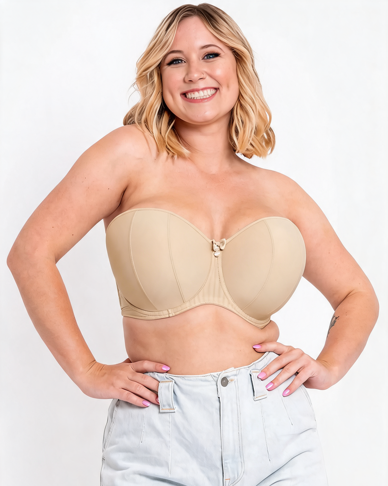 Бюстгальтер Curvy Kate Luxe Strapless Bra (Latte)