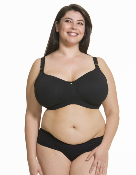 Бюстгальтер для кормления Cake Raisin Crossiant Bra (Black)