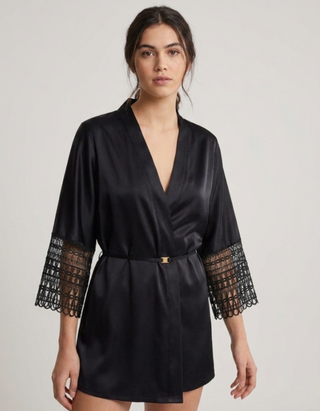 Кимоно Mey Temptation Kimono (Black)