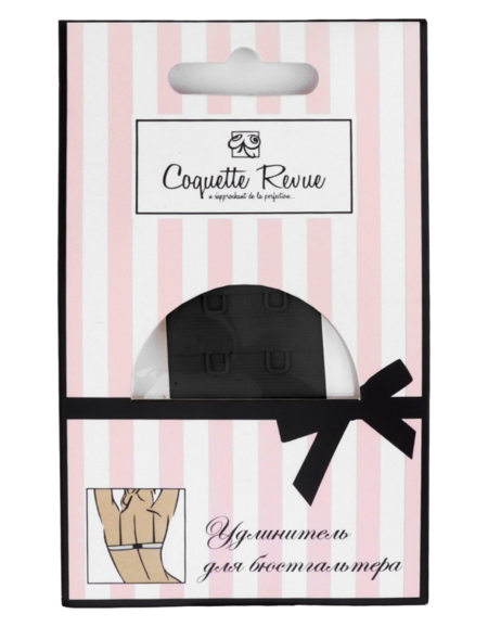 Расширитель пояса на 2 крючка Coquette Revue (Black)