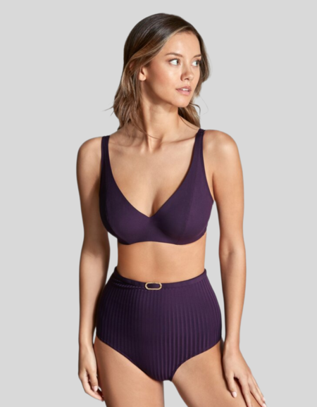 Верх купальника Empreinte Iconic Plunge Bikini Top (Prune)