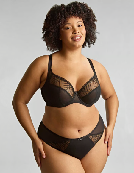 Бюстгальтер Panache Ella Plunge Bra (Black)