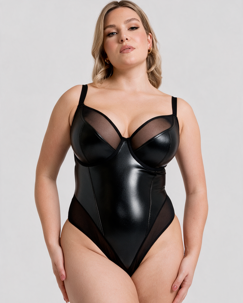 Боди Сurvy Kate Rebelle Plunge Body Suit (Black)