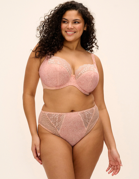 Бюстгальтер Elomi Lucie Plunge Bra (Pale Blush)