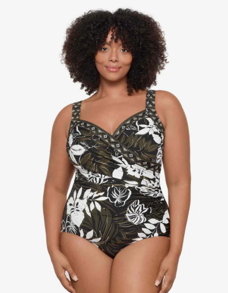 Купальник Miraclesuit Palma Verde Sanibel (W) Swimsuit (Black/Multi)