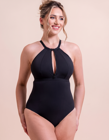 Купальник Curvy Kate Zip Tide Non-Wired Multiway Swimsuit (Black)