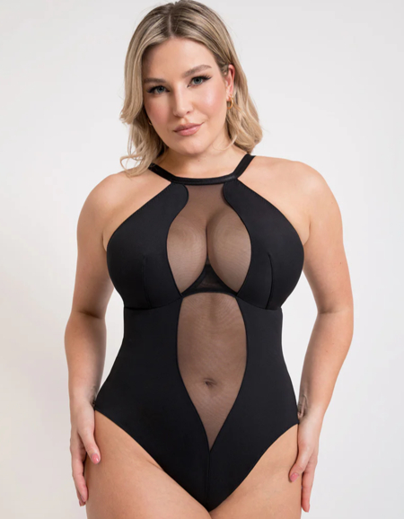 Боди Scantilly Swerve Multiway High Neck Wired Body (Black)