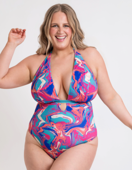 Купальник Curvy Kate Ibiza Reversible Non-Wired Multiwy Swimsuit (Print Mix)