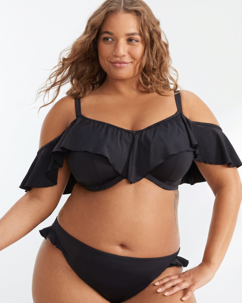 Верх купальника Elomi Plain Sailing UW Bikini Top (Black)