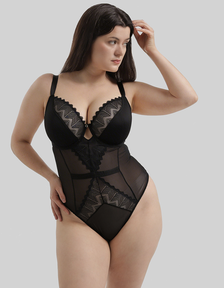 Боди Сurvy Kate Wild One Balcony Body (Black)