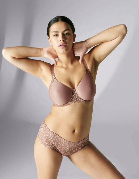 Бюстгальтер Simone Perele Caresse Minimizer Bra (Brun Coco)