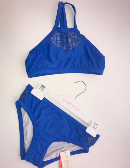 Купальник для девочки Seafolly Apron Tankini (Hawaii Blue)