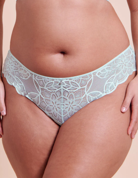 Трусы Curvy Kate Love Lace Brazillian Brief (Pale Mint)