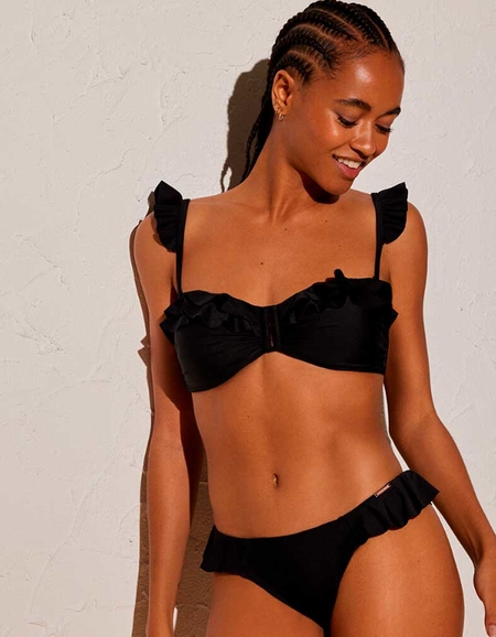 Верх купальника Ysabel Mora Bandeau Top Cup C (Negro)