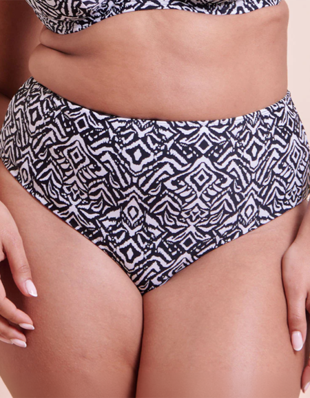 Плавки Сurvy Kate Wild Horizon High Waist Bikini Brief (Black Print)