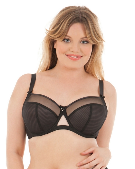 Curvy Kate Victory Black Balcony Bra