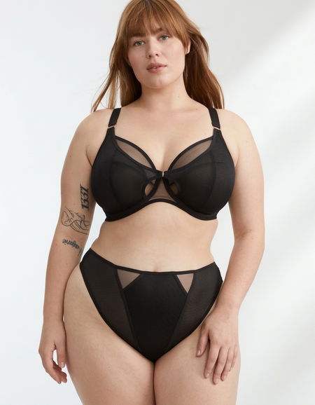 Бюстгальтер Elomi Kintai Plunge Bra (Black)