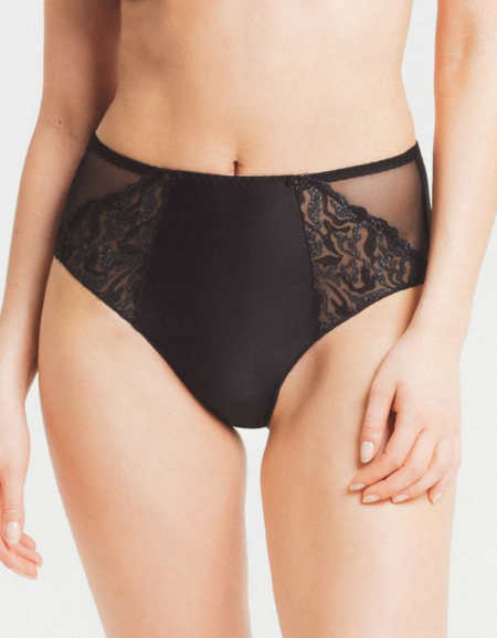 Трусы Louisa Bracq Electric Waves Full Brief (Noir)