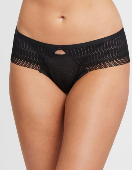 Трусы Montelle Muse Lace Brazilian (Black/Moonshell)
