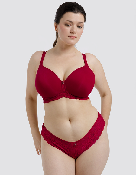 Бюстгальтер Montelle Pure Plus Full Cup T-Shirt Bra (Raspberry)