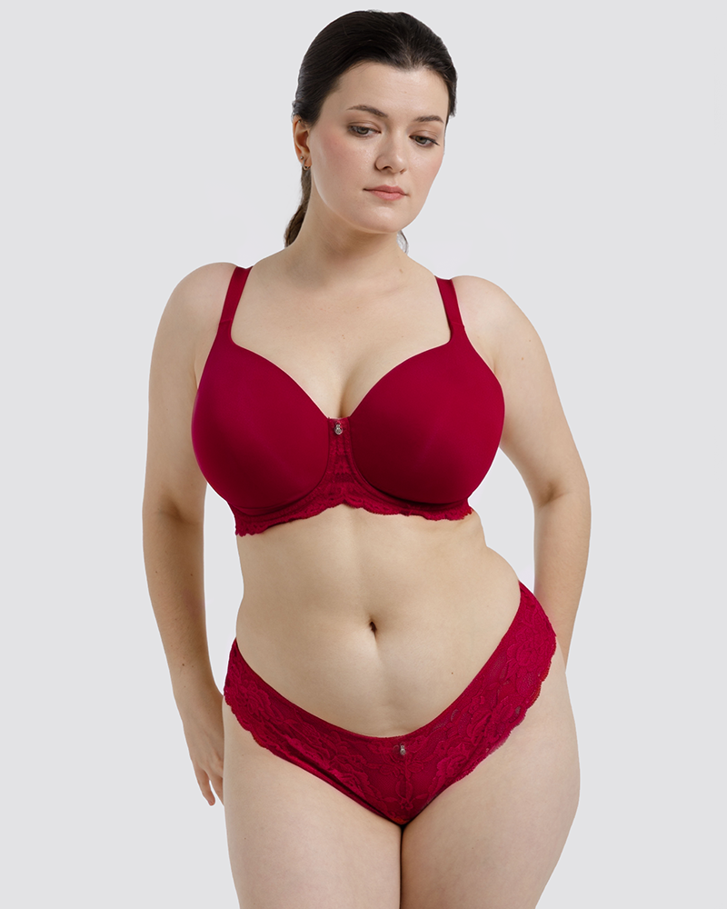 Бюстгальтер Montelle Pure Plus Full Cup T-Shirt Bra (Raspberry)