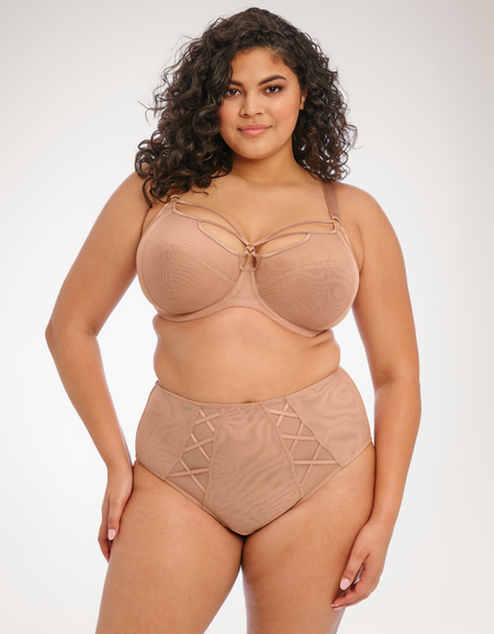 Бюстгальтер Elomi Sachi Plunge Bra (Cafe au Lait)