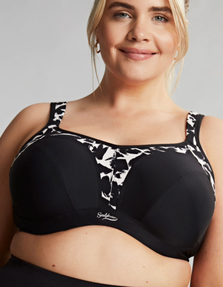 Спортивный бюстгальтер Panache Non Padded Sports Bra (Mono Print)