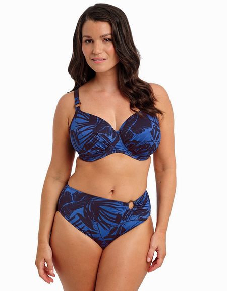 Верх купальника Fantasie Malabar Coast UW Gathered Full Cup Bikini Top (Midnight)