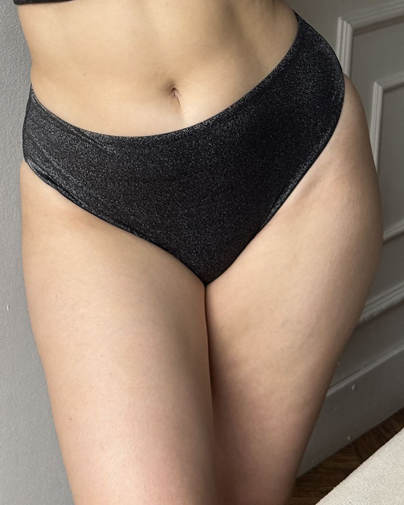 Плавки Bip-Bip Sparkle Slip Brief S5 (Black Shiny)