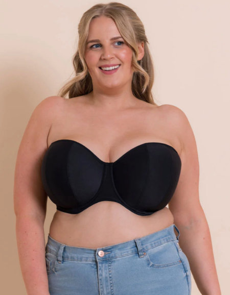 Бюстгальтер Curvy Kate Luxe Strapless Bra (Black)