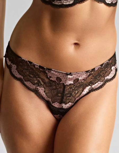 Трусы Panache Clara Thong (Black/Pink)