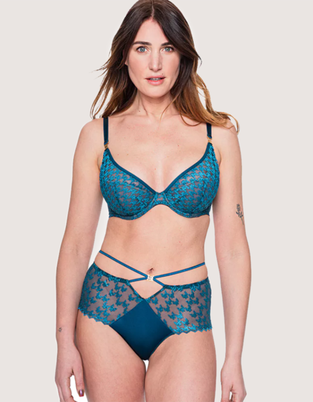 Бюстгальтер Louisa Bracq Tailor Semi Plunge (Neon Botanica)