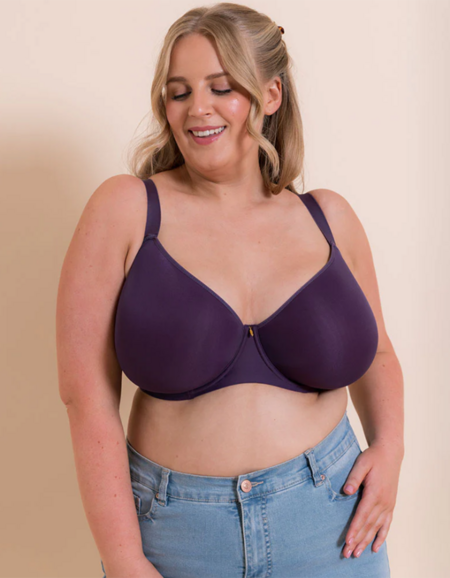 Бюстгальтер Curvy Kate Smoothie Spacer Moulded T-Shirt Plunge Bra (Deep Purple)
