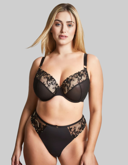 Бюстгальтер Panache Nova Rigid Plunge Bra (Black/Gold)