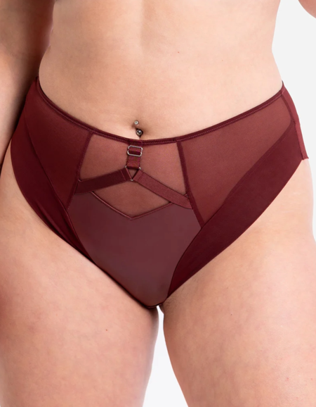 Трусы Curvy Kate Enclose High Waist Brief (Oxblood)