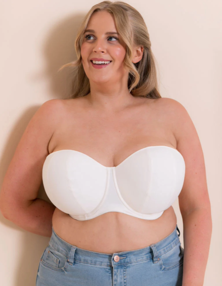 Бюстгальтер Curvy Kate Luxe Strapless Bra (Ivory)