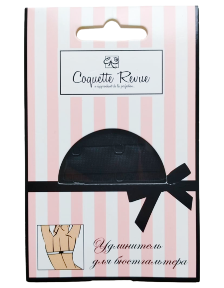 Расширитель пояса на 3 крючка Coquette Revue (Black)
