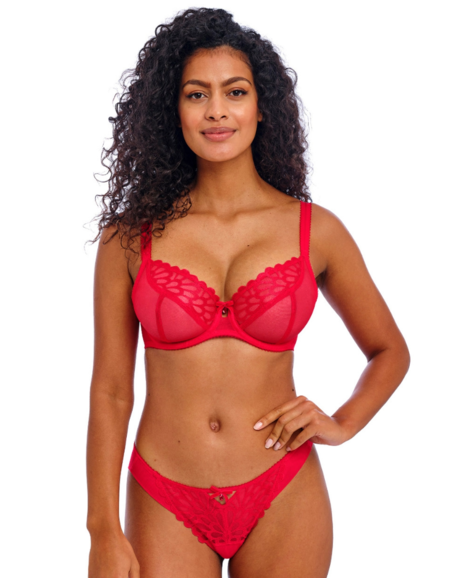 Бюстгальтер Freya Loveland Plunge Bra (Bombshell Chilli Red)