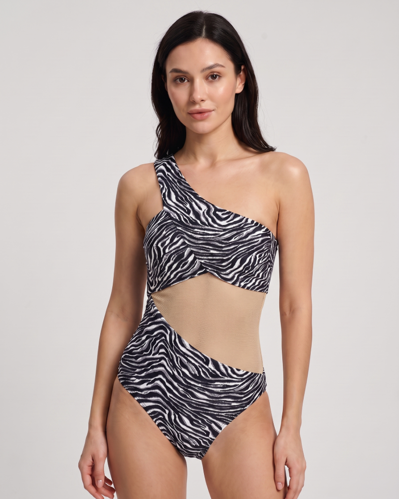 Купальник Nicole Oliver Tsar Swimsuit (Zebra)