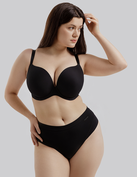 Бюстгальтер Panache Faith Moulded Plunge Bra (Noir)