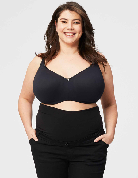 Бюстгальтер для кормления Cake Raisin Crossiant Bra (Black)