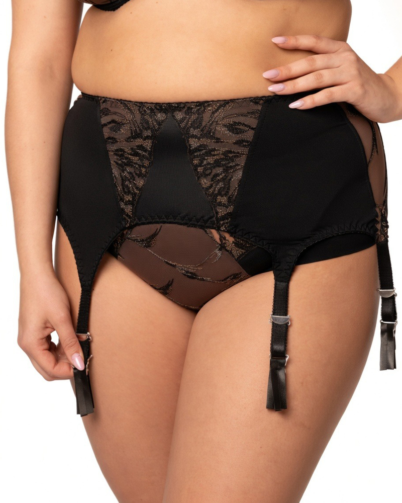 Пояс Nessa Enrice Garter Belt (Black)