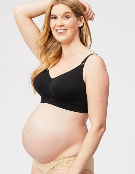 Бюстгальтер для кормления Cake Sugar Candy Fuller Seamless Nursing Bra (Black)