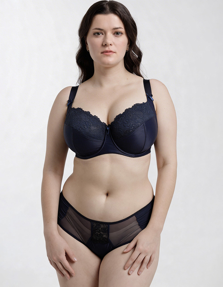 Бюстгальтер Nessa Kenzo Soft Side Support Bra (Navy Blue)