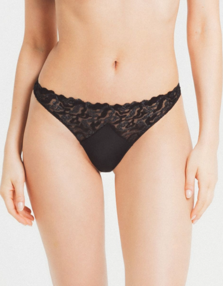 Трусы Louisa Bracq Electric Waves String (Noir)