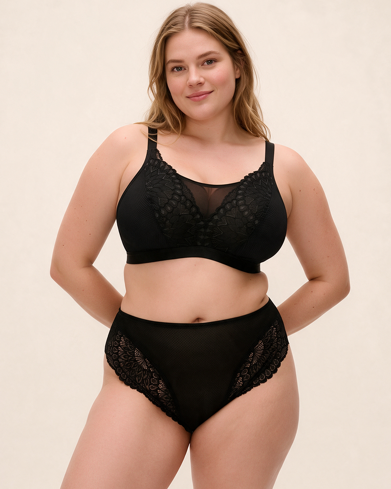 Бюстгальтер Elomi Tiernie Non Wired Bralette (Black)