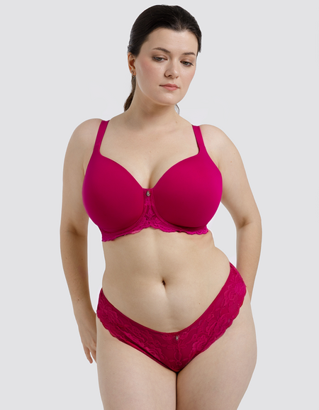 Бюстгальтер Montelle Pure Plus Full Cup T-Shirt Bra (Raspberry)